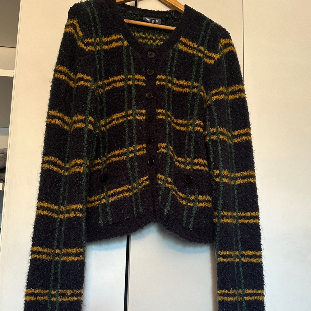 Plaid Button-Up Cardigan ModCloth! 🍁🍁 - Picture 1 of 3